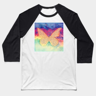 Butterfly in the sky Baseball T-Shirt